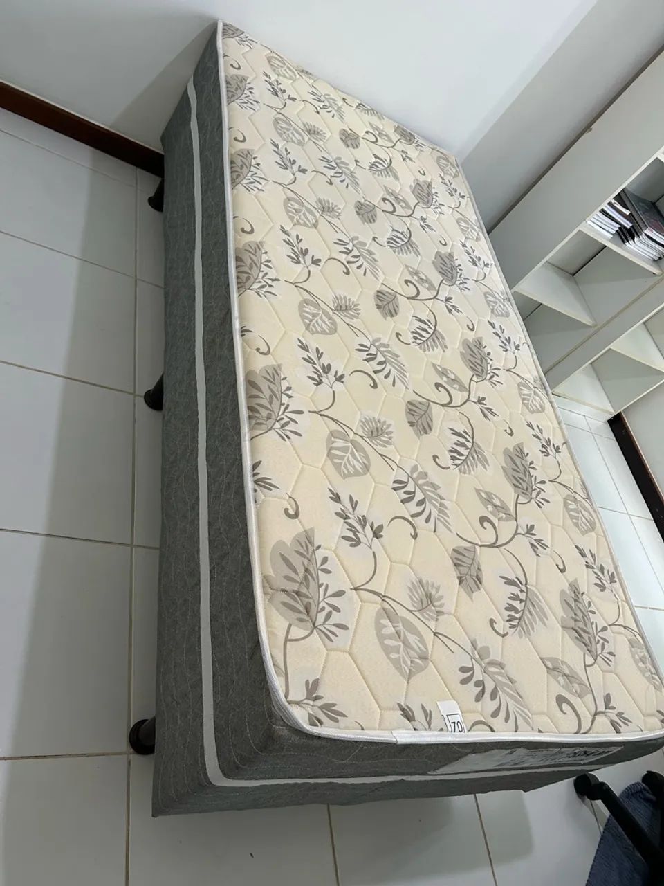 Cama box solteiro conjugada 