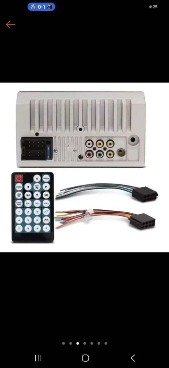 Som Automotivo Multimidia Fit / City com câmera de ré  - Foto 3