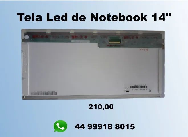 Tela Led de Notebook 14" - Foto 2