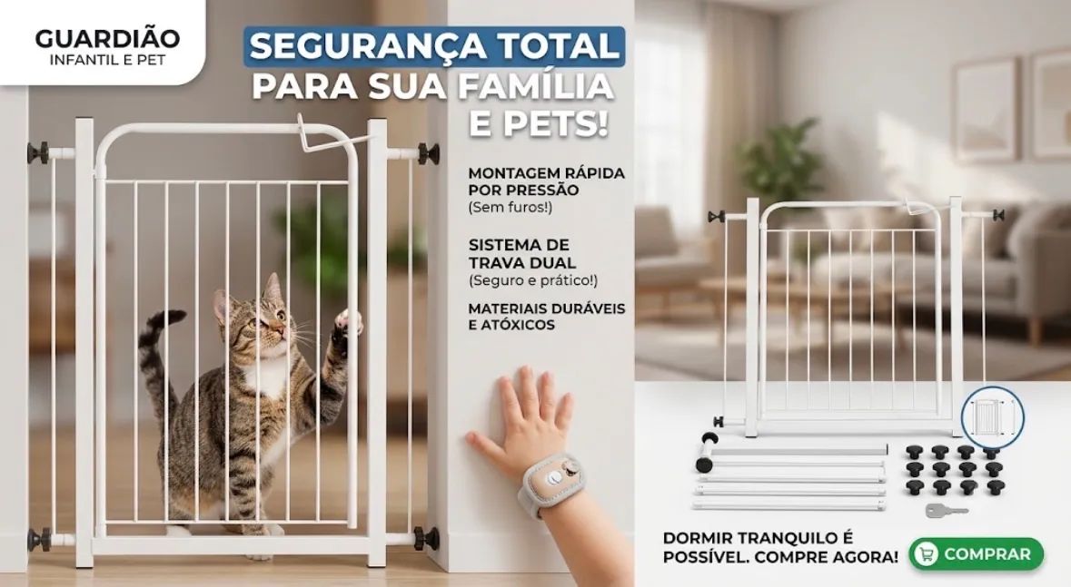 Grade de Segurança para de  Pets 