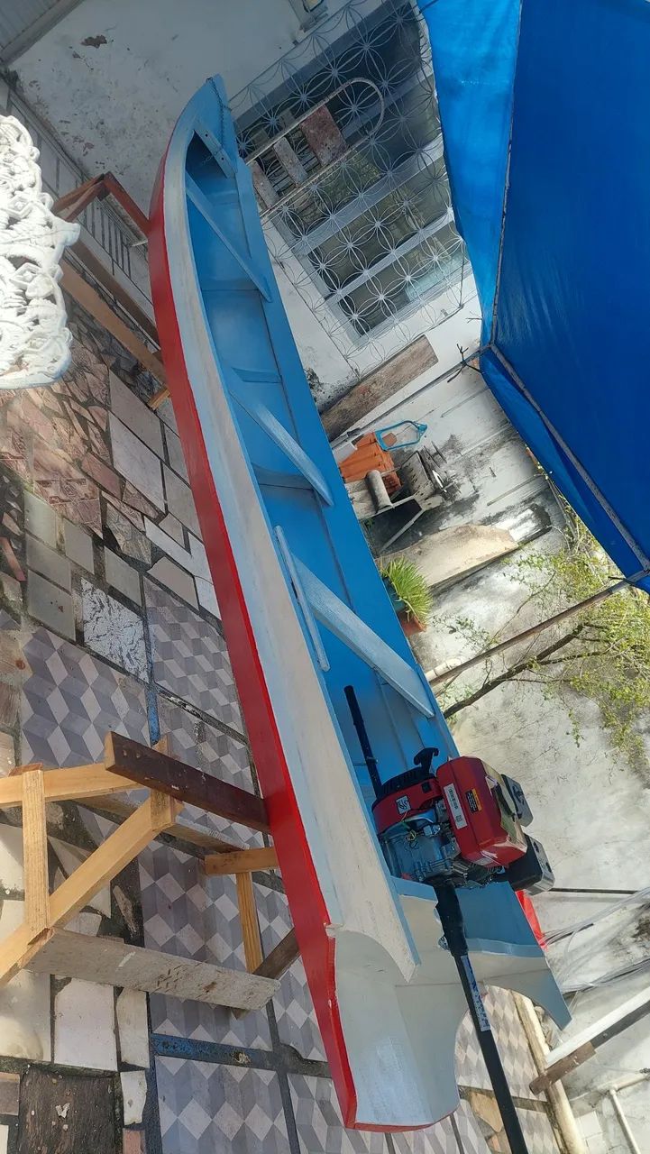 VENDO BATELÃO ZERADO COM MOTOR - Foto 5