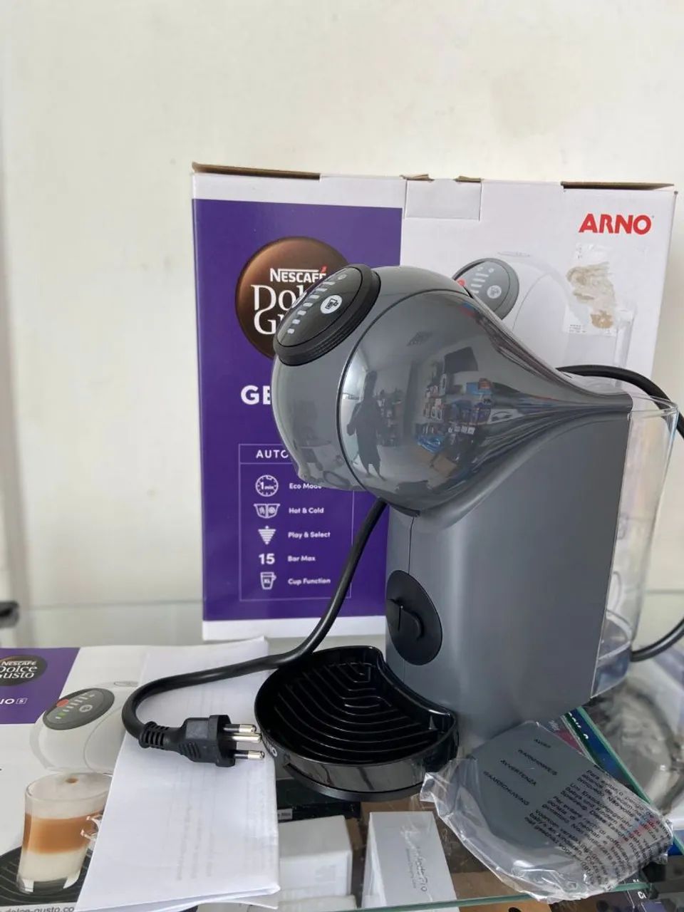 CAFETEIRA AUTOMÁTICA ARNO NESCAFÉ DOLCE GUSTO GÊNIO S - Foto 3