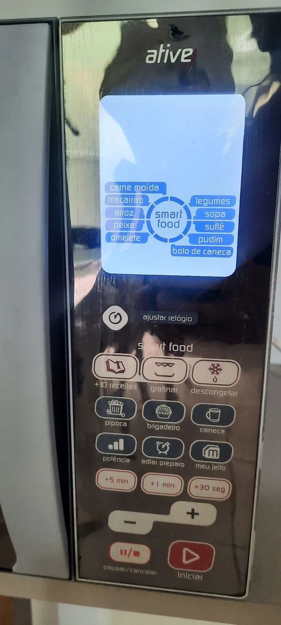 Microondas Inox-Espelhado-Grill  Brastemp ative 38L (ENTREGO) - Foto 6