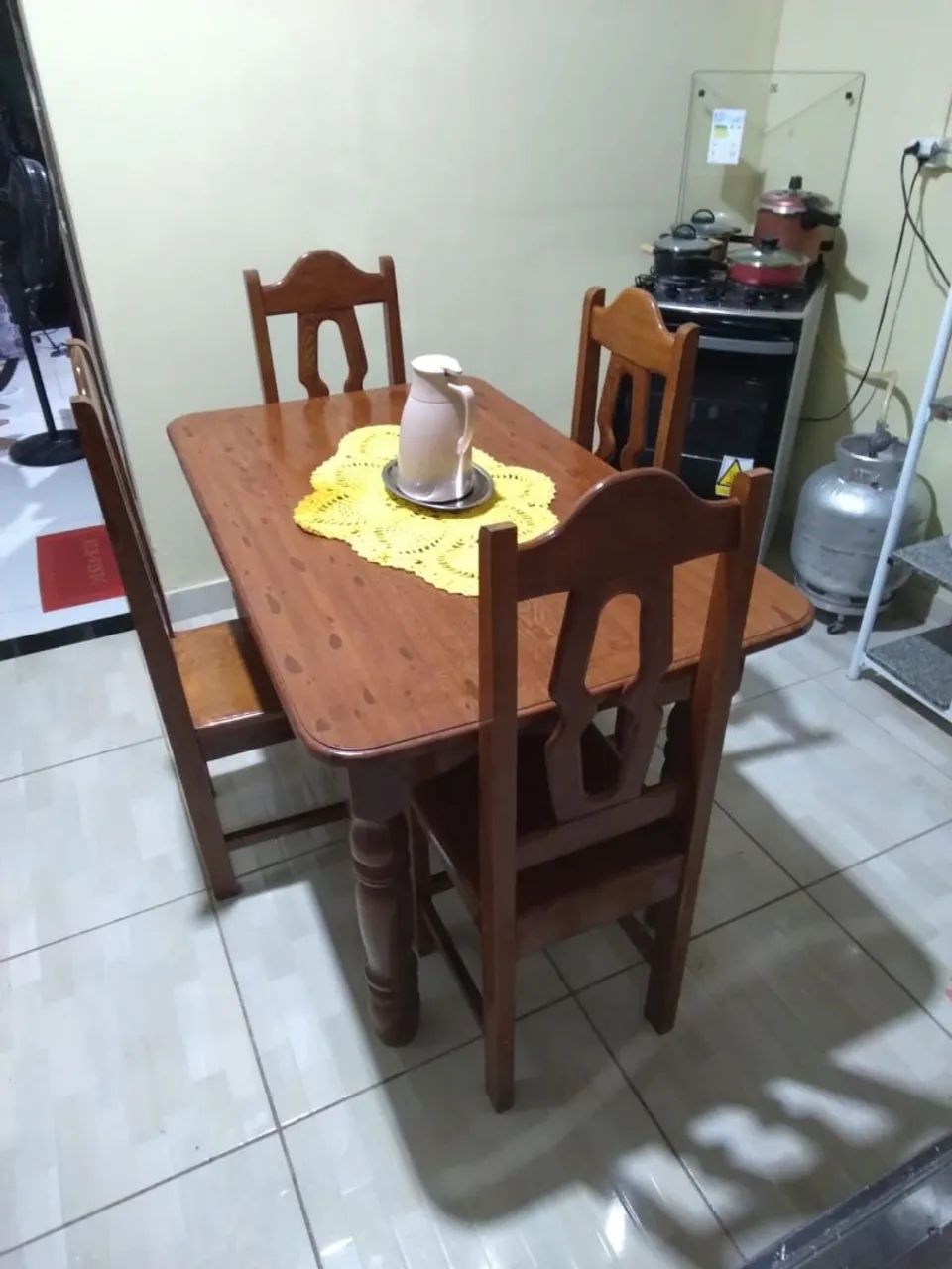 Vendo jogo de mesa de anjelim  - Foto 3