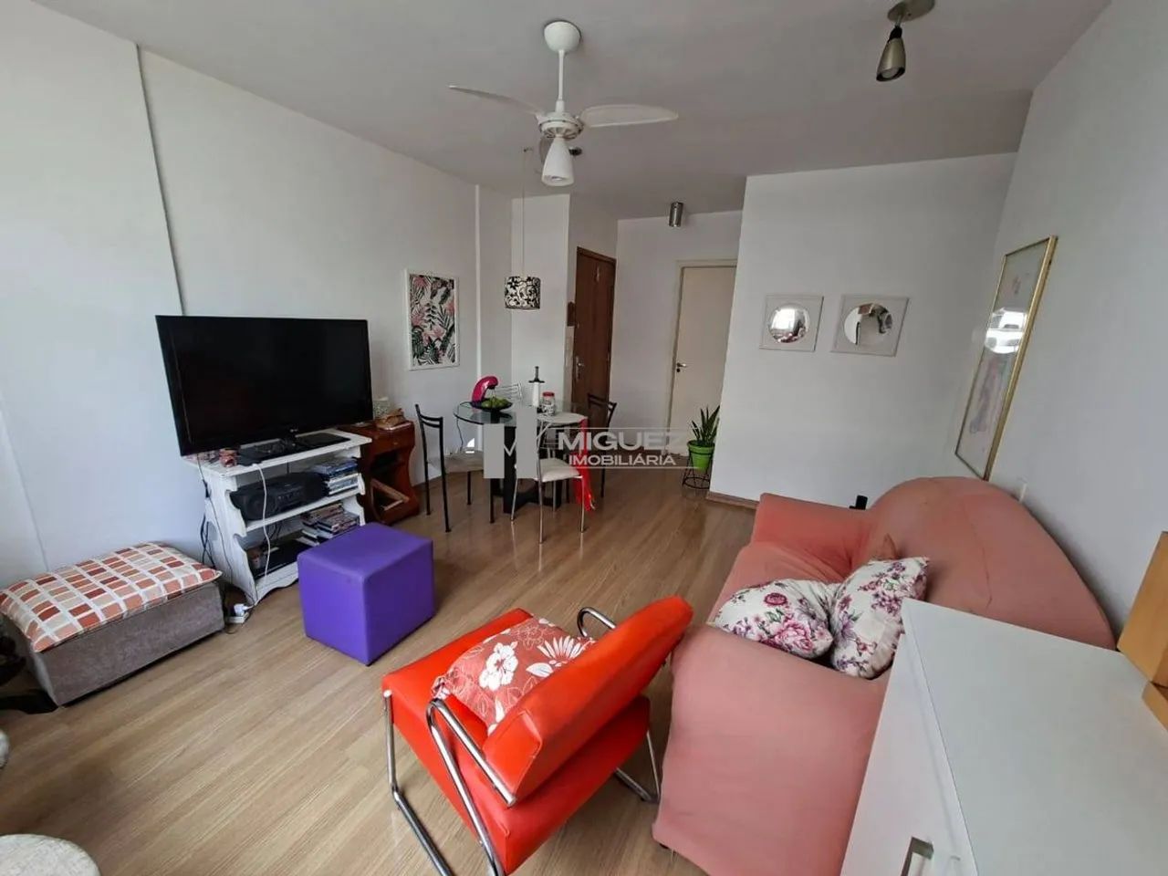 Apartamento a venda, Tijuca, Rua Araújo Pena, sala em 2 ambientes, 2 quartos, banheiro soc - Foto 3
