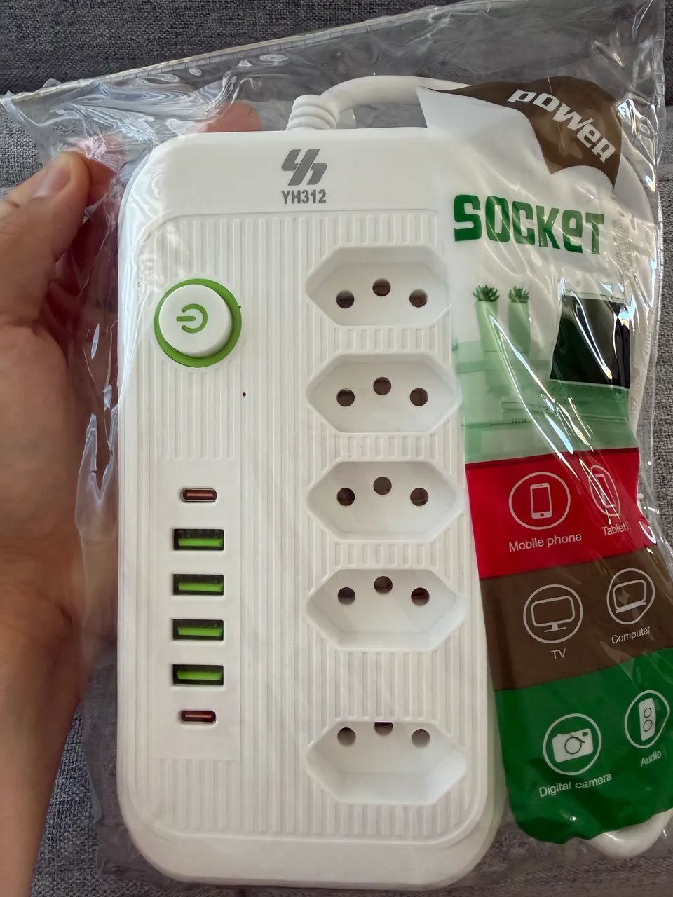 Filtro de linha TOP com USB e tipo C - Foto 2