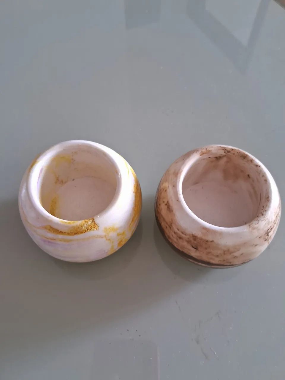 Vasinhos de gesso decorado - Foto 4