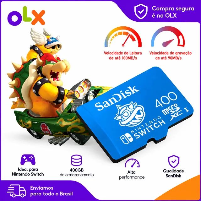 Micro Sd Sandisk 400gb Nintendo Switch Oficial