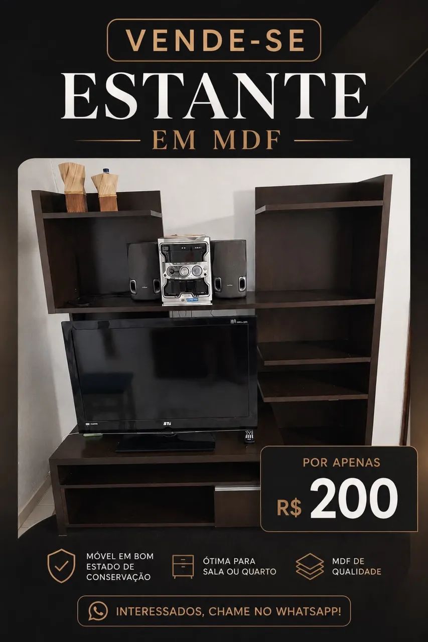Estante mdf