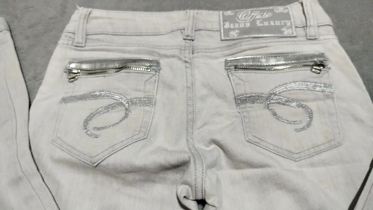 Calça de cintura baixa y2k - Foto 4