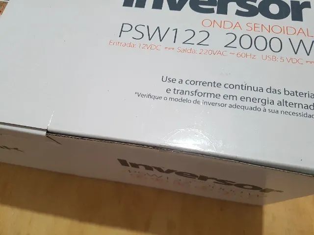 Conversor Transformador Inversor Onda Senoidal Pura 12V Para 220V 2000W HAYONIK [LACRADO] - Foto 5