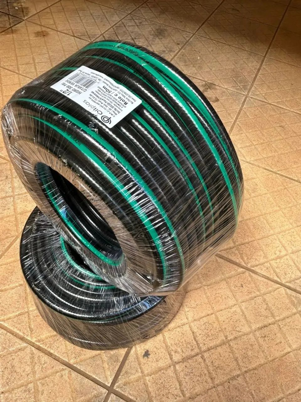 Mangueiras PT300 1/2 rubber agua C/tarja verde reforçada - Foto 2