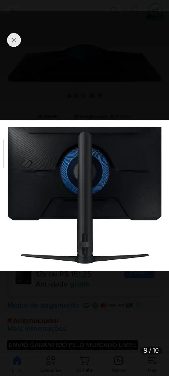 Monitor gamer Samsung 27 polegadas odyssey G3 - Foto 2