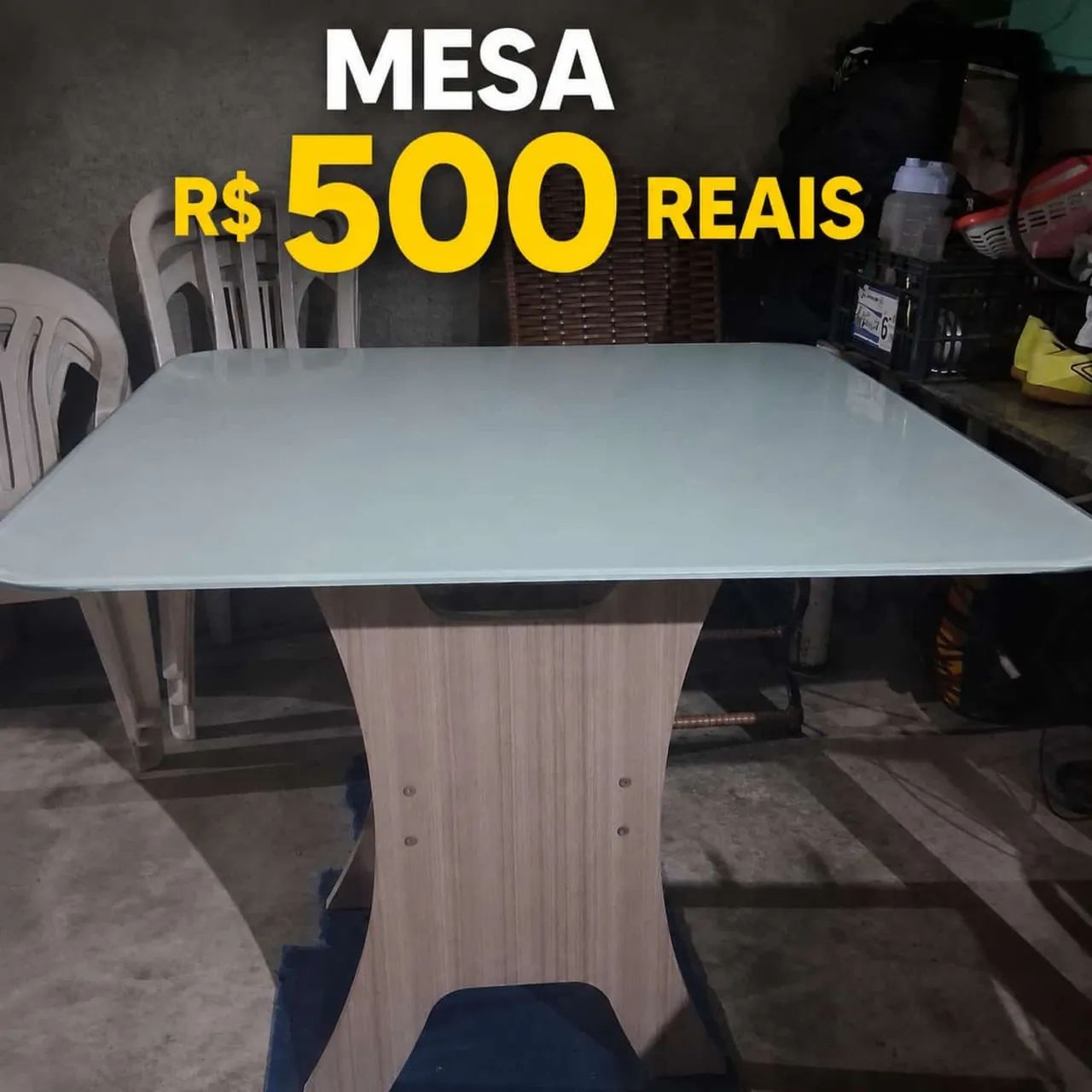 Mesa de vidro