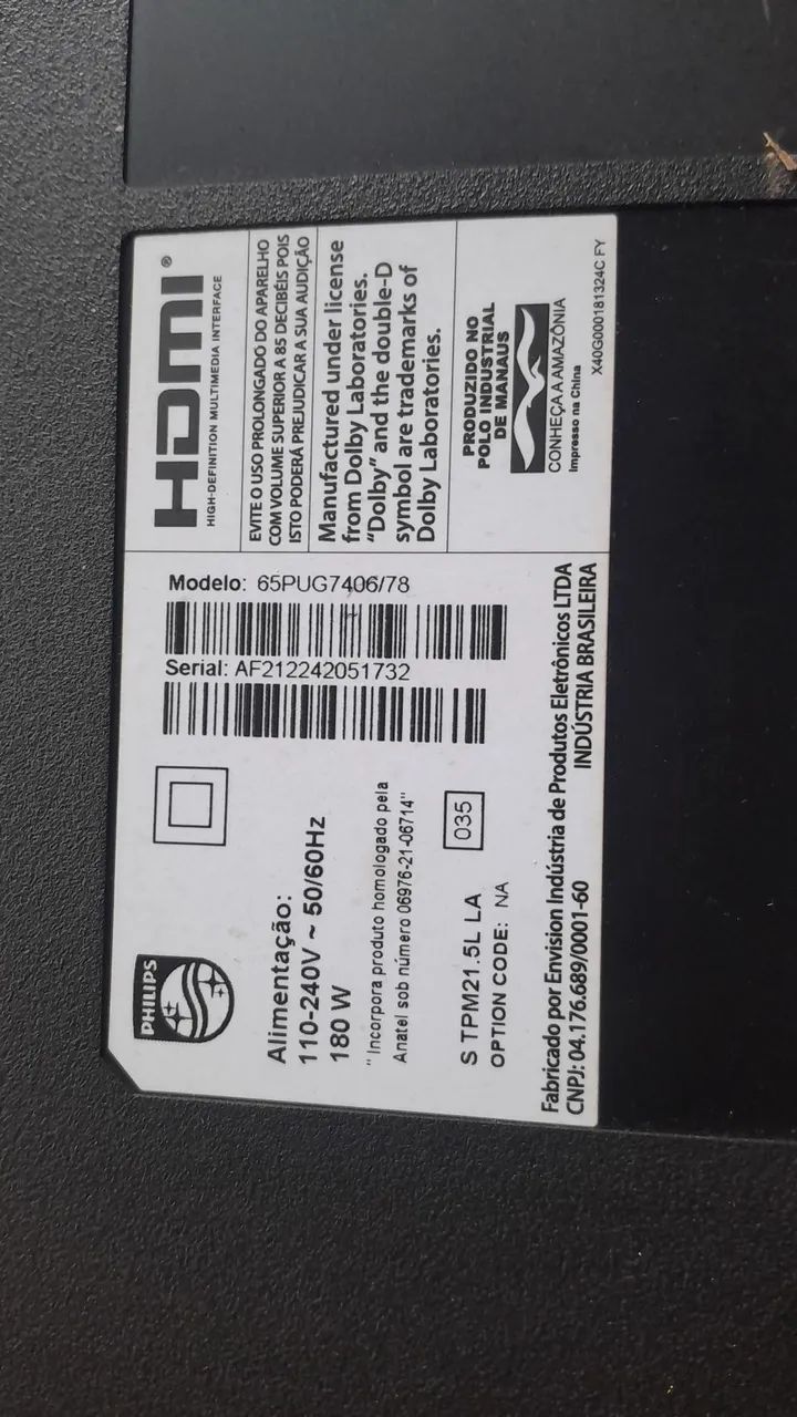 Vendo 02 tv com tela trincada 55 e 65 polegadas  - Foto 5