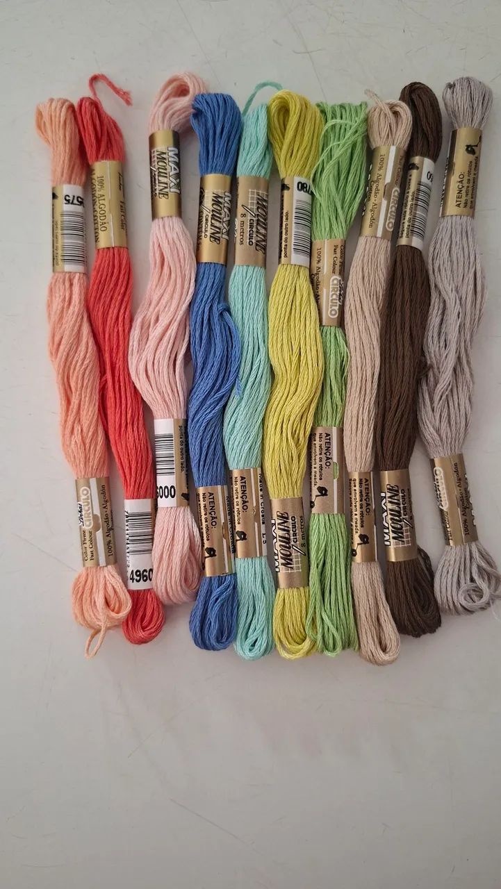 Meadas Maxi Mouline Círculo para bordar e artesanato 