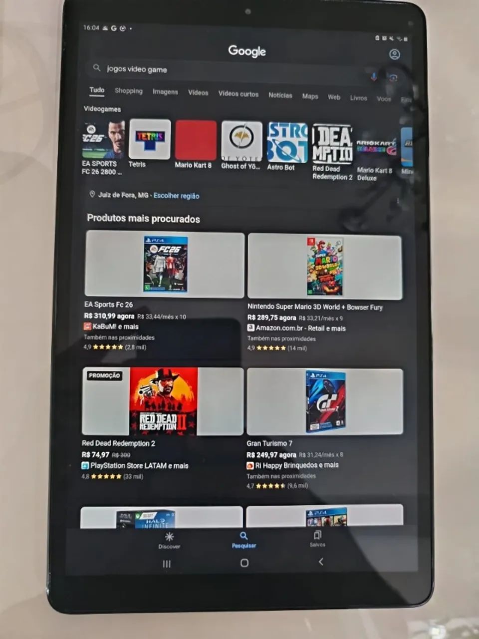 Tablet Samsung - SM T510 - Tab A - Wifi - 10.1 - Silver (Usado) - Foto 3