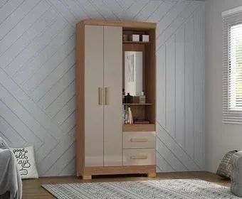 Guarda Roupa 2 Portas 2 Gavetas - Oferta!