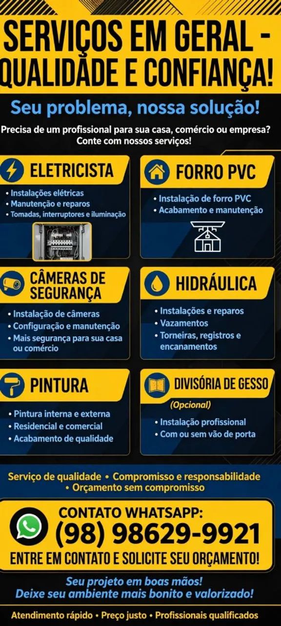 Manutenções em geral