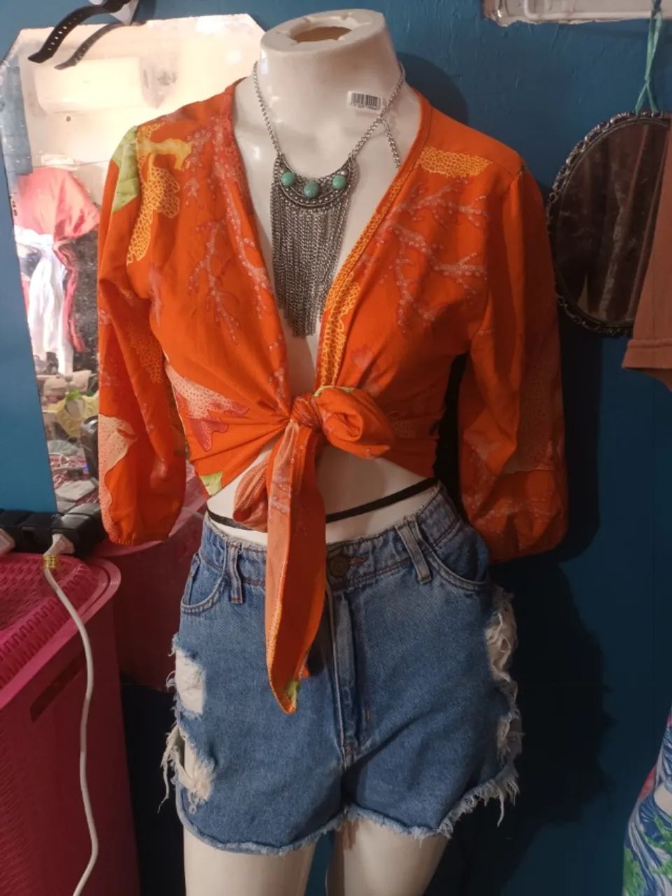 Lote de roupas para brechó  - Foto 5
