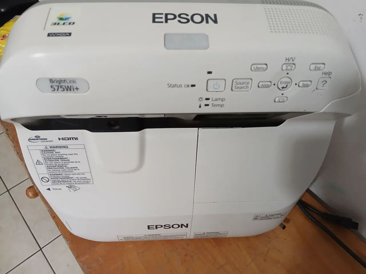 Projetor Epson bright link 575WI+ HDMI - Foto 2