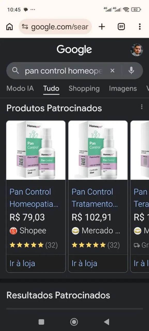 Pan control para pets