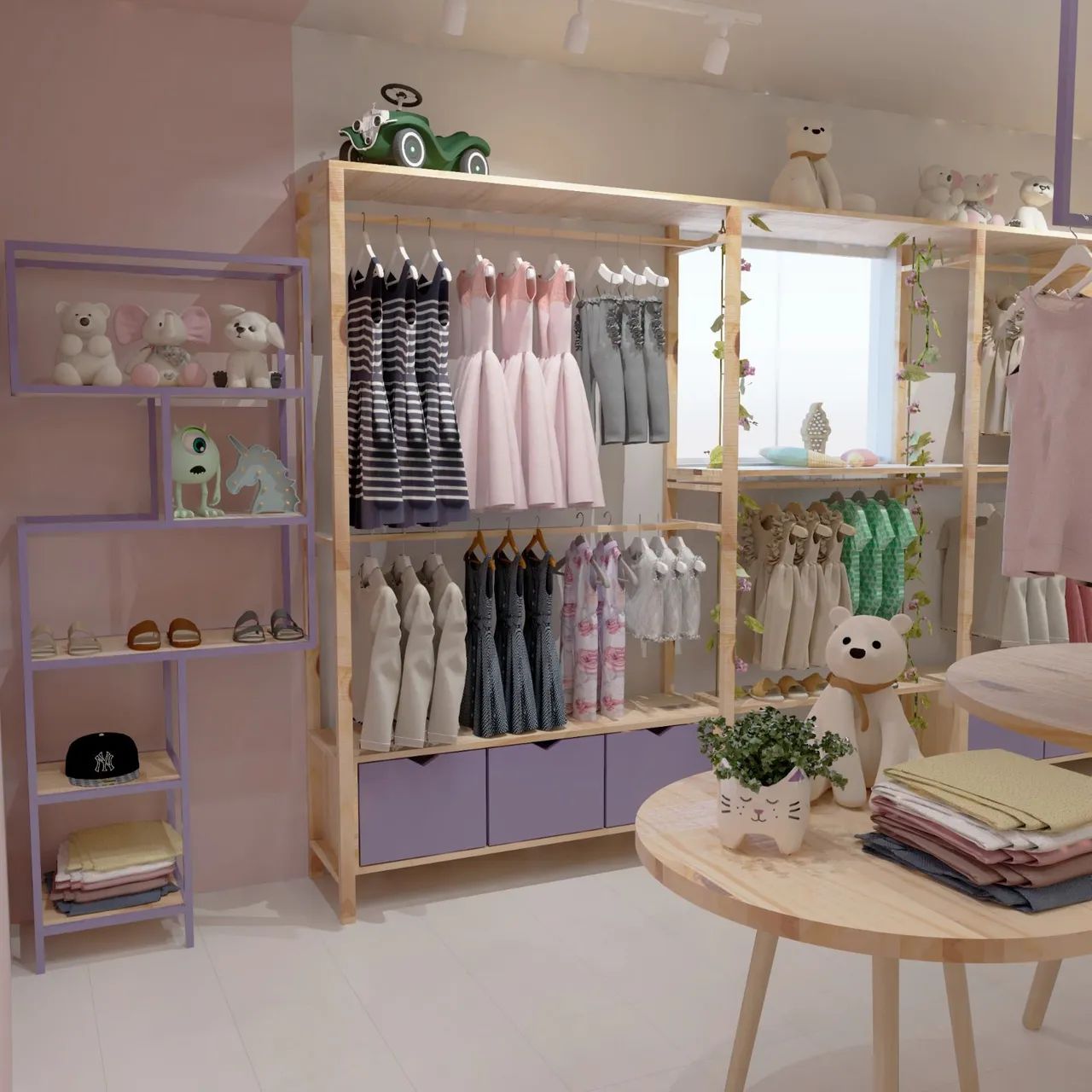 Vendo móveis para loja infantil igual imagens do anúncio- Projeto versátil e adaptável -  - Foto 3
