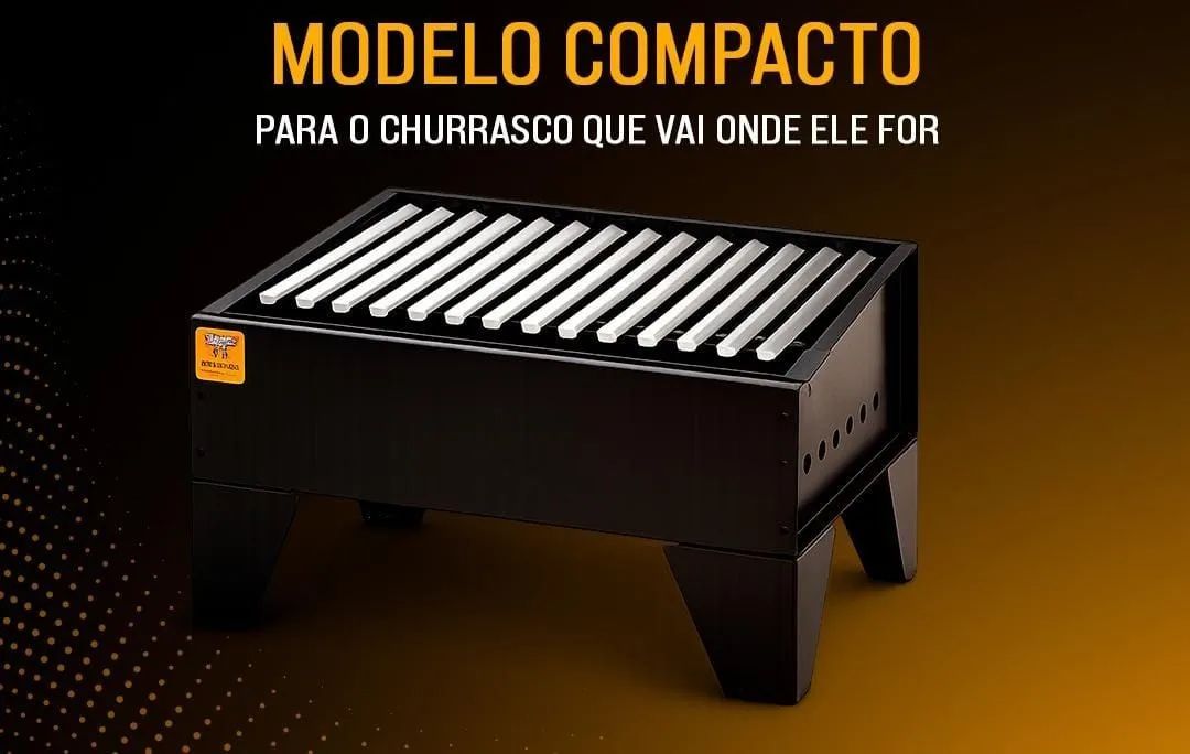 Churrasqueira Mini Parrilla - com refratário 