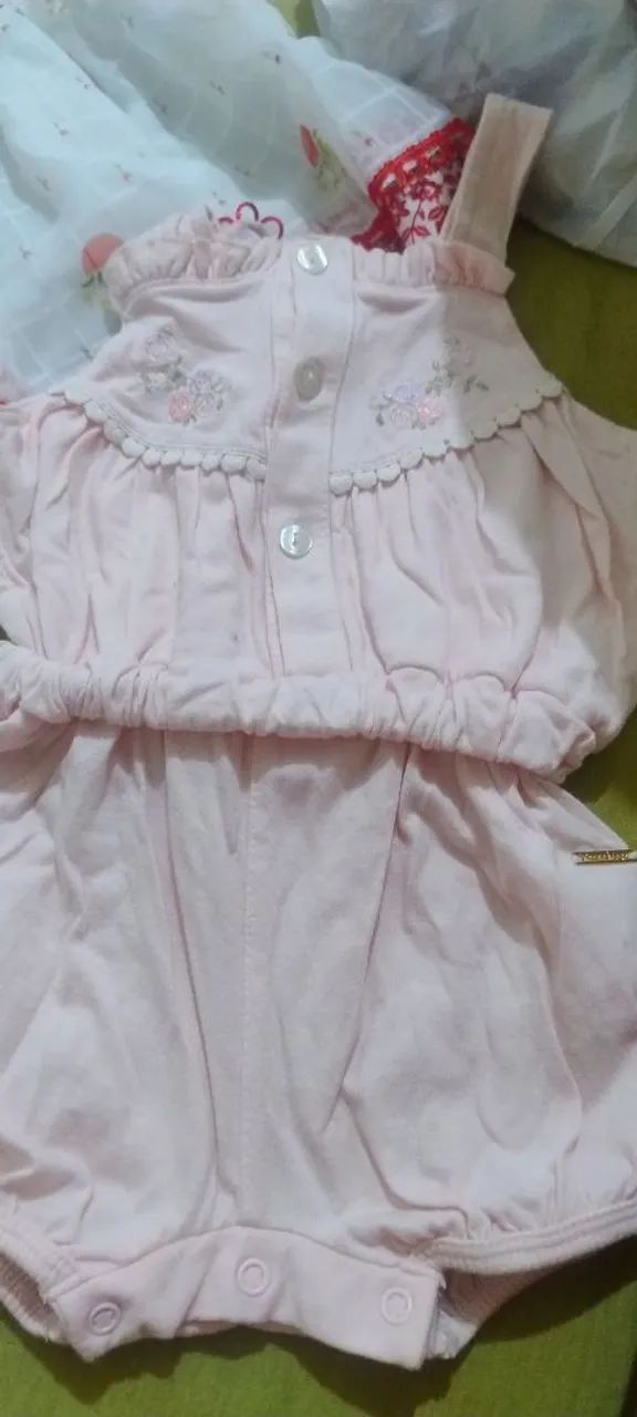 Vestido bebê e macacão  - Foto 3