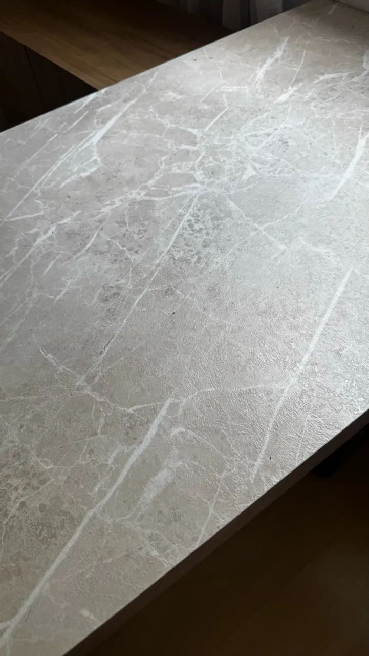 Mesa marmorizada fixa - Foto 2