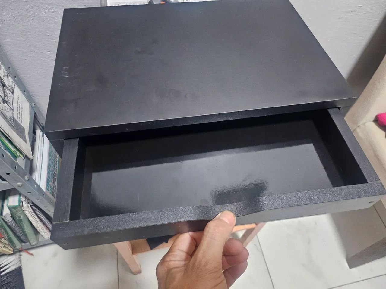 Móvel de mesa escritório 3 gavetas - Foto 2
