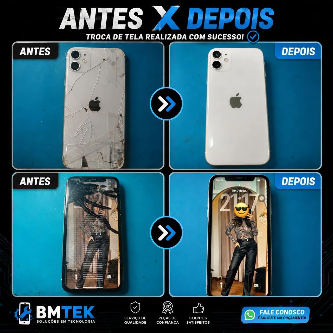BM TekCell. Manutenção de computador e celular.  - Foto 3