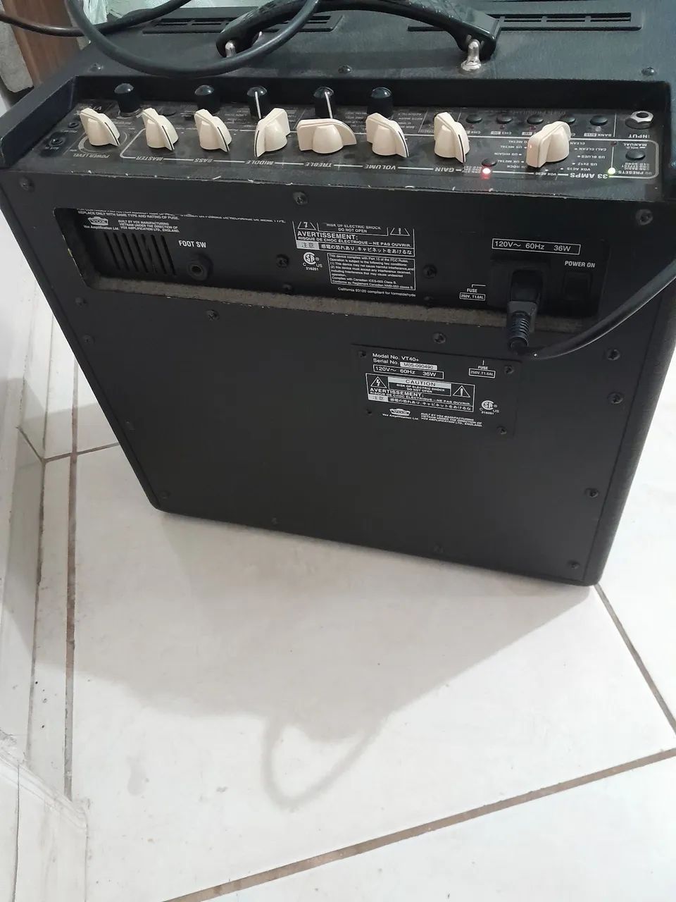 Amplificador vox vt40 + - Foto 4