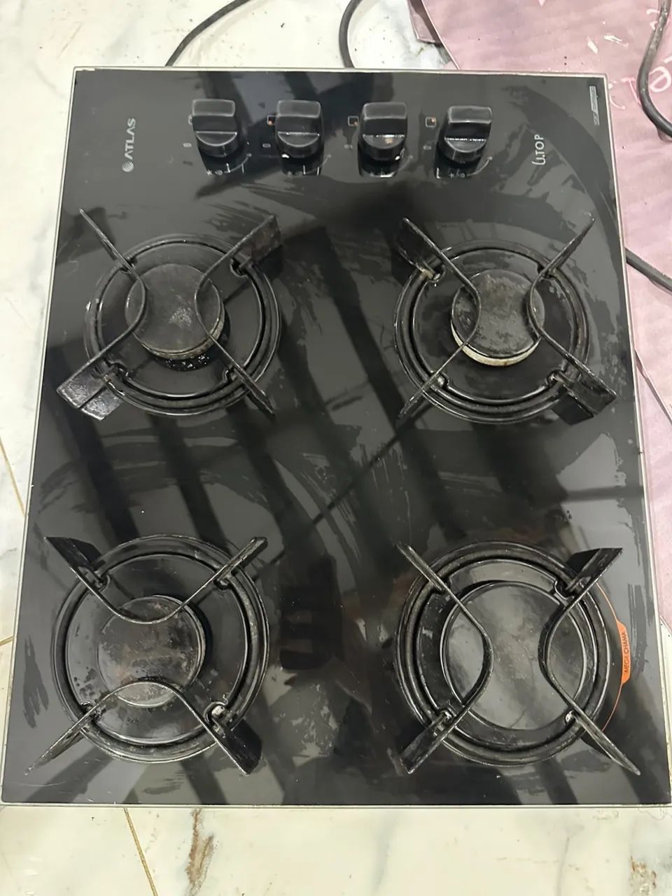 Fogão cooktop 4 bocas