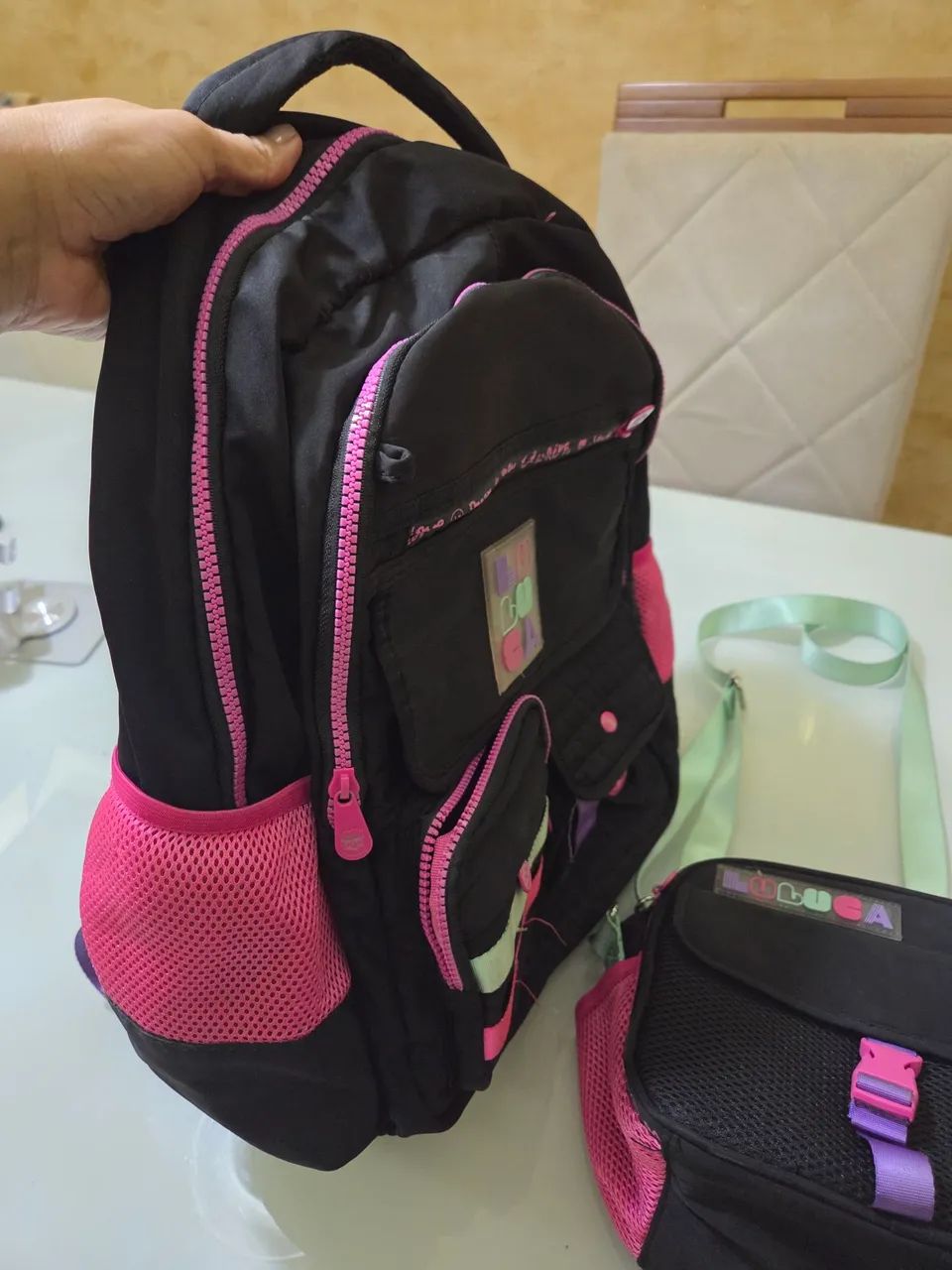 Mochila e lancheira Luluca - Foto 2