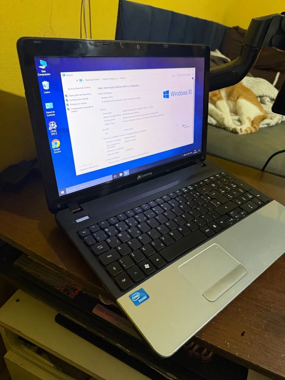 NOTEBOOK ACER GATEWAY FUNCIONANDO COM CARREGADOR  - Foto 4