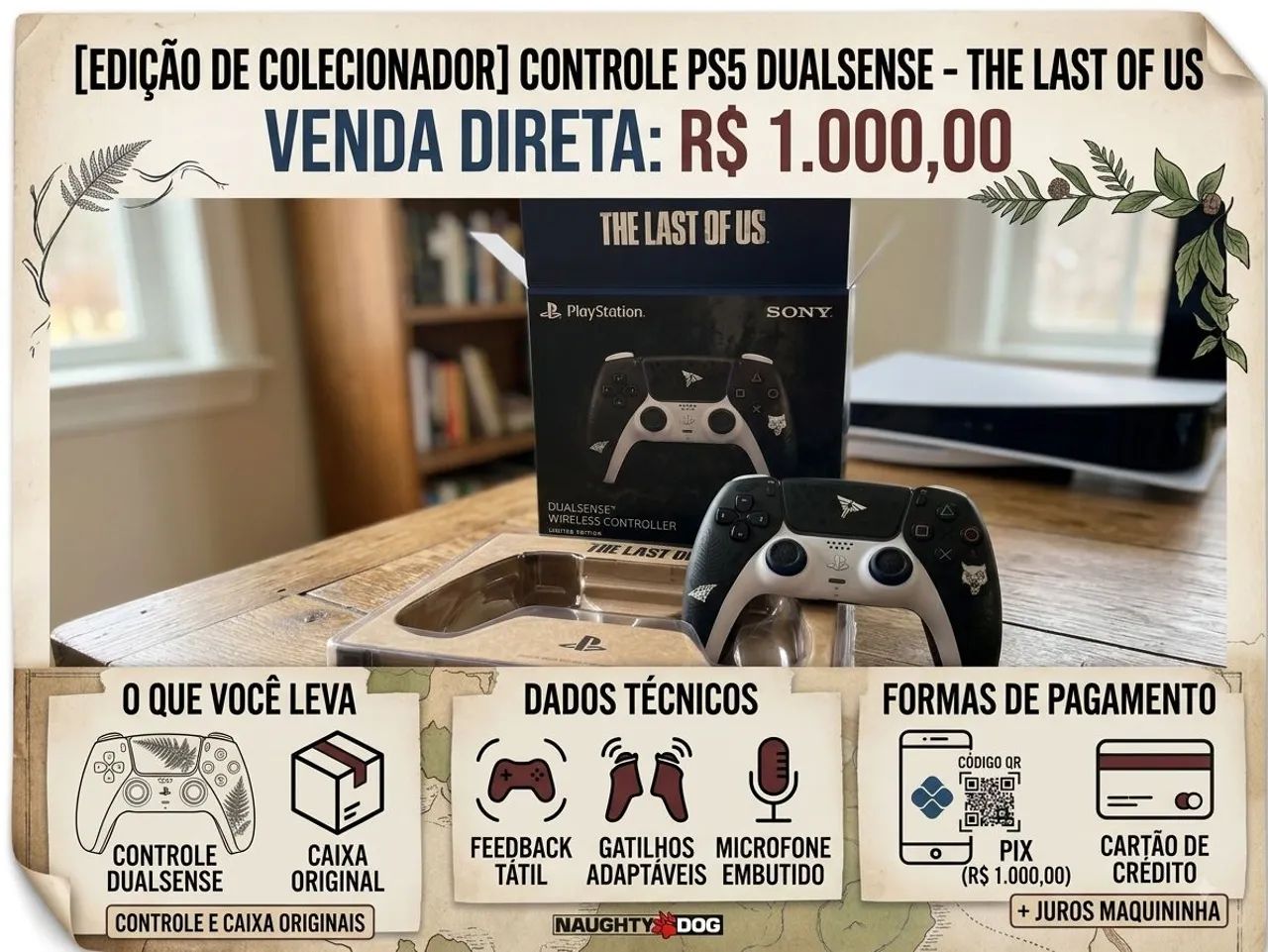 Dualsense edição limitada 