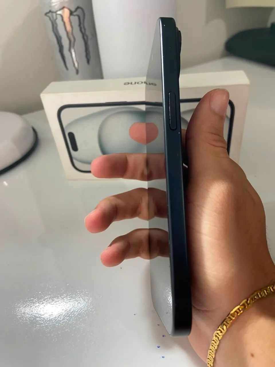 Título: iPhone 15 128GB Black (Impecável + Caixa e Capa)  - Foto 5