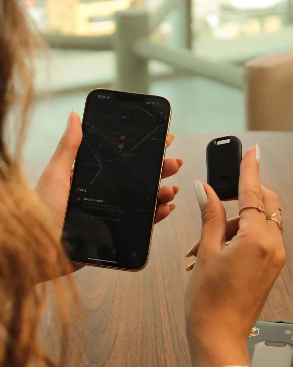 Mini Localizador para iPhone Itag Gshield  - Foto 4
