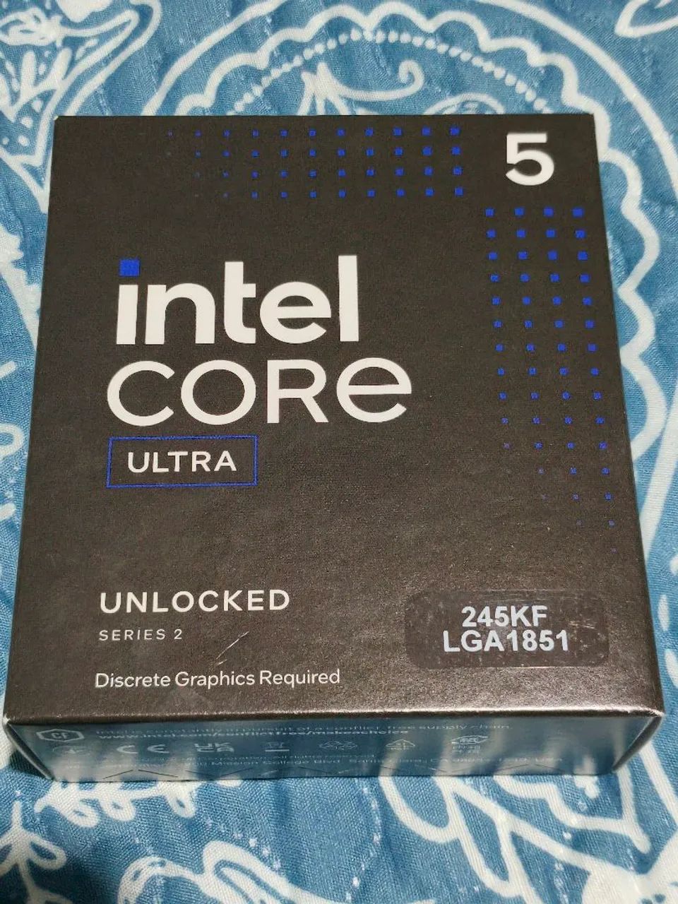 Intel core ultra 5 245kf lacrado