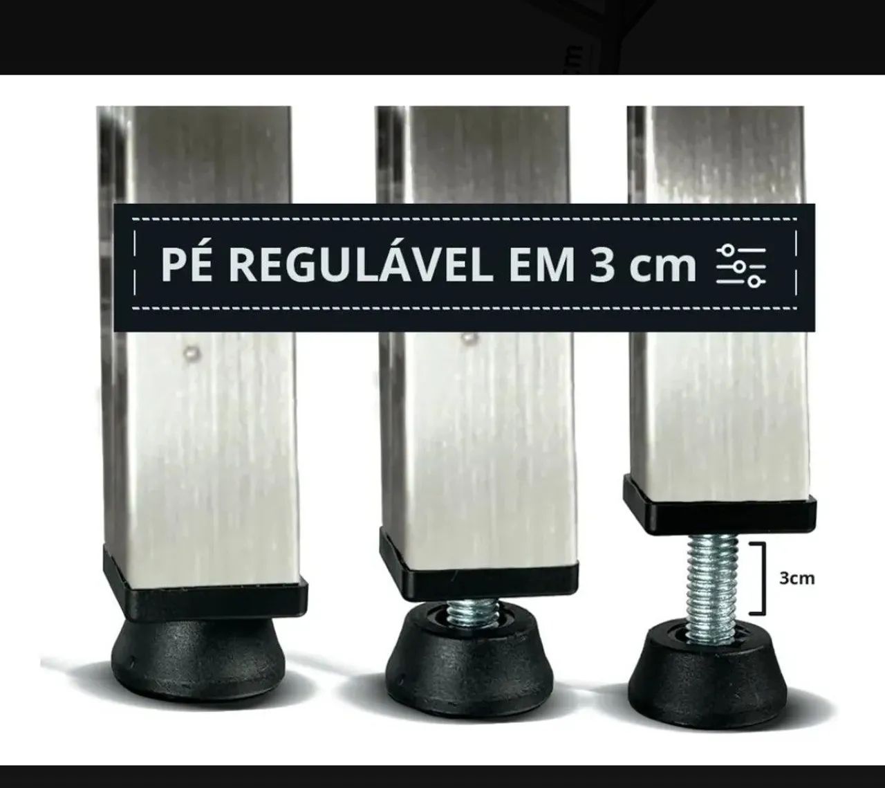 Mesa semi nova Inox - Foto 4