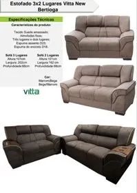 Sofá 2/3 Lugares - (Promoção)! - Foto 2