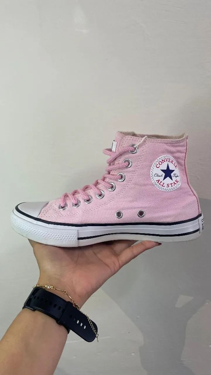 Tênis star Chuck Taylor rosa  - Foto 3