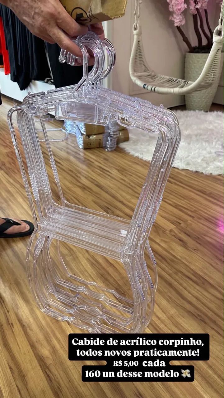 Cabides de Acrílico, vários modelos  - Foto 3