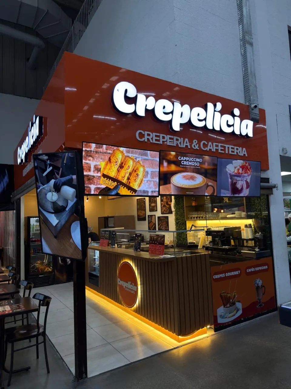 Comércio cafeteria e creperia completa a venda  dentro do Brasil atacadista 