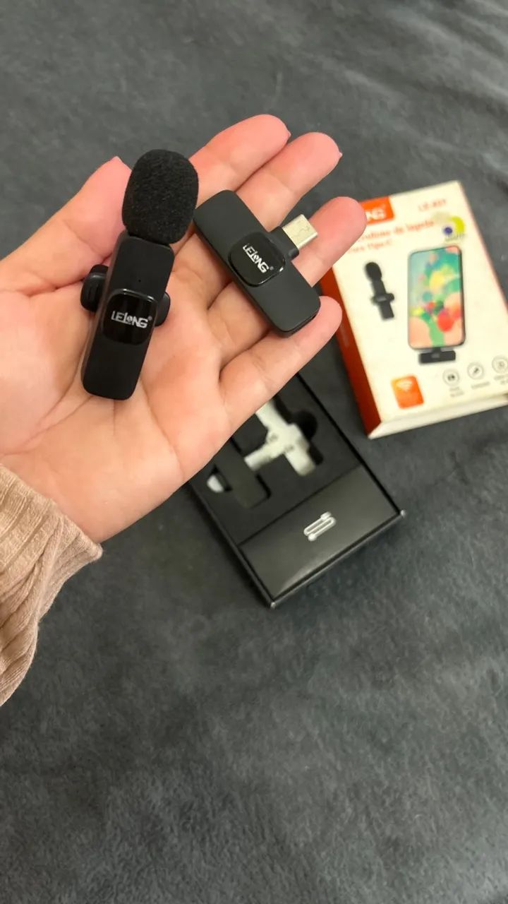 Microfone de lapela - Foto 2