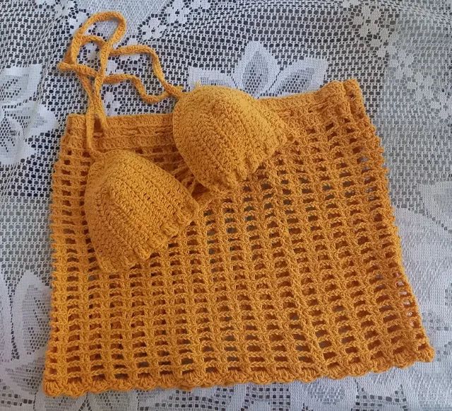 Conjunto em croche
