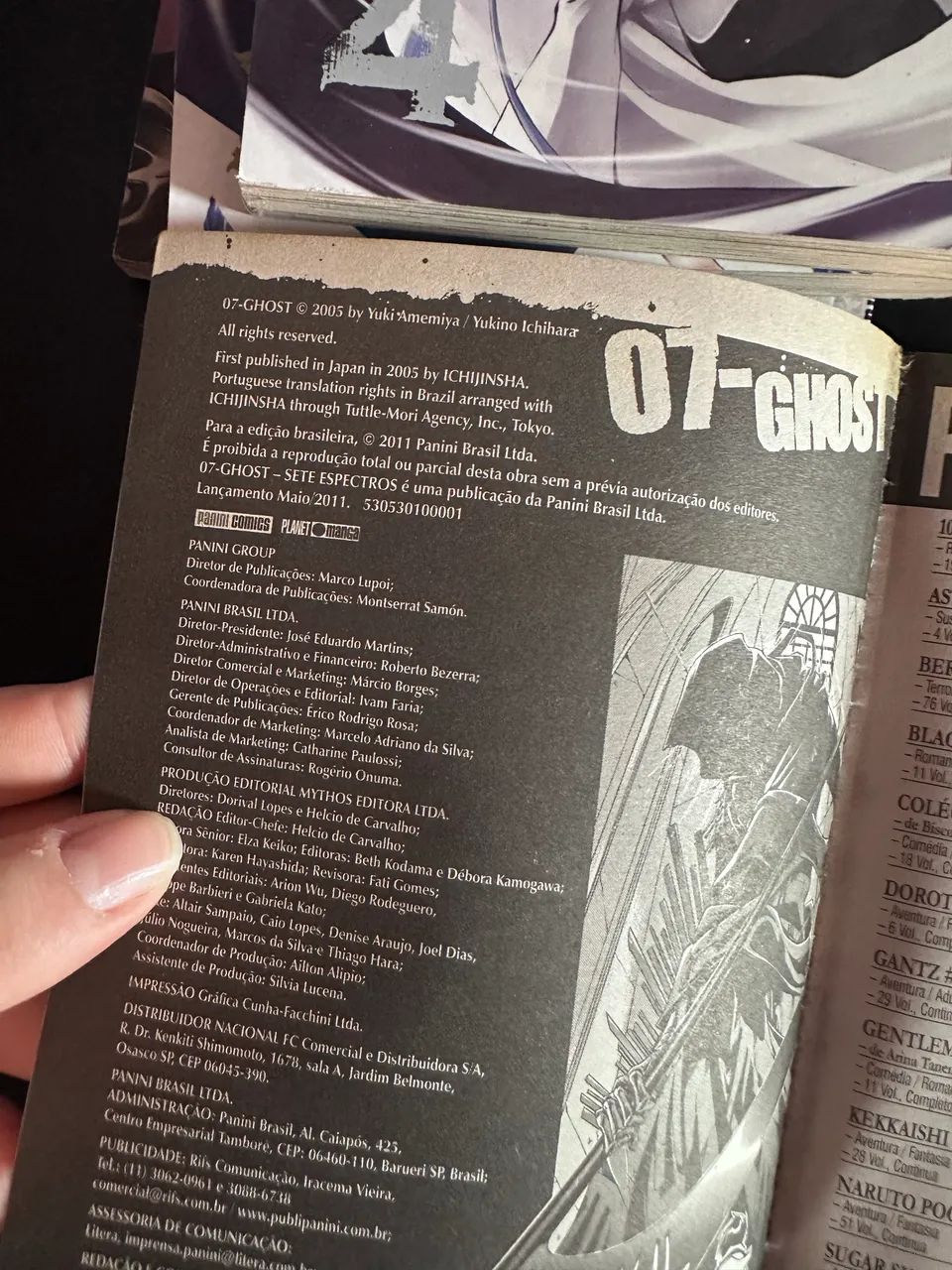 Mangá 07-Ghost 1 ao 6 e 9 - Foto 3