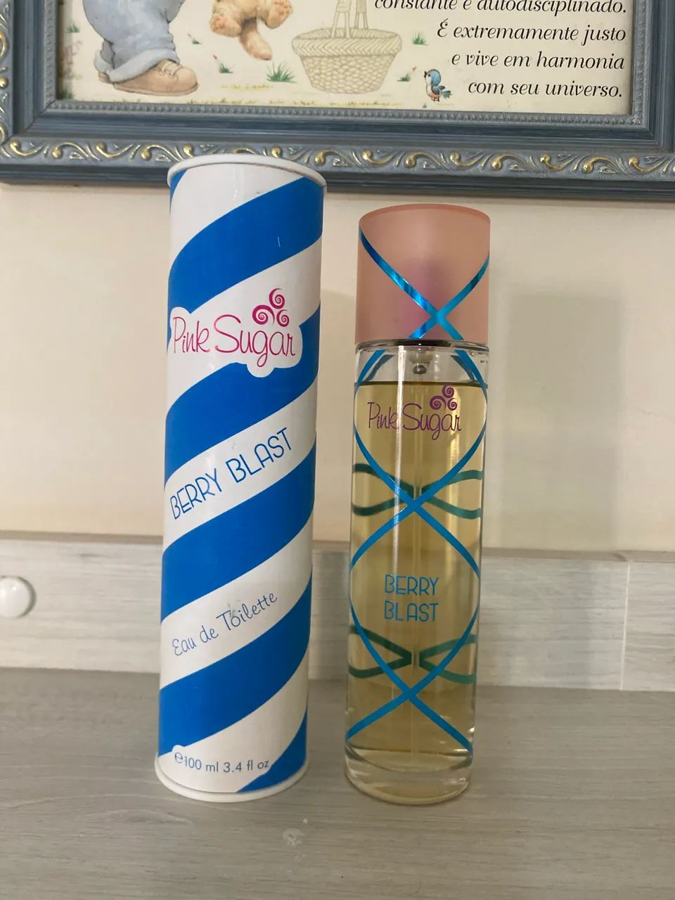 Pink Sugar Berry Blast Aquolina, Frasco de 100ml praticamente cheio.