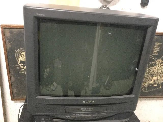 tv sony triniton com video cassete - TVs - Jardim Sapopemba, São